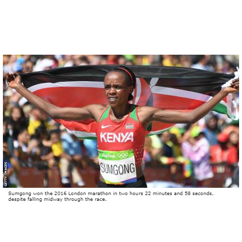 Four-year doping ban for Kenyan Olympic marathon champion