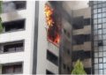 Office of the Accountant General of the Federation in Abuja on fire